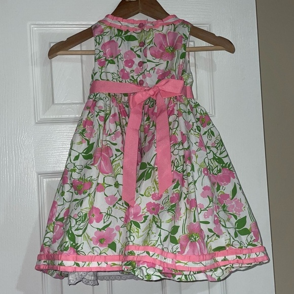 Polly & friends vintage flower water print Girls dress‎ size 3t layers - Picture 2 of 4